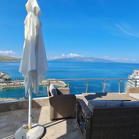 شقة Panorama Sea View Penthouse ساراندا